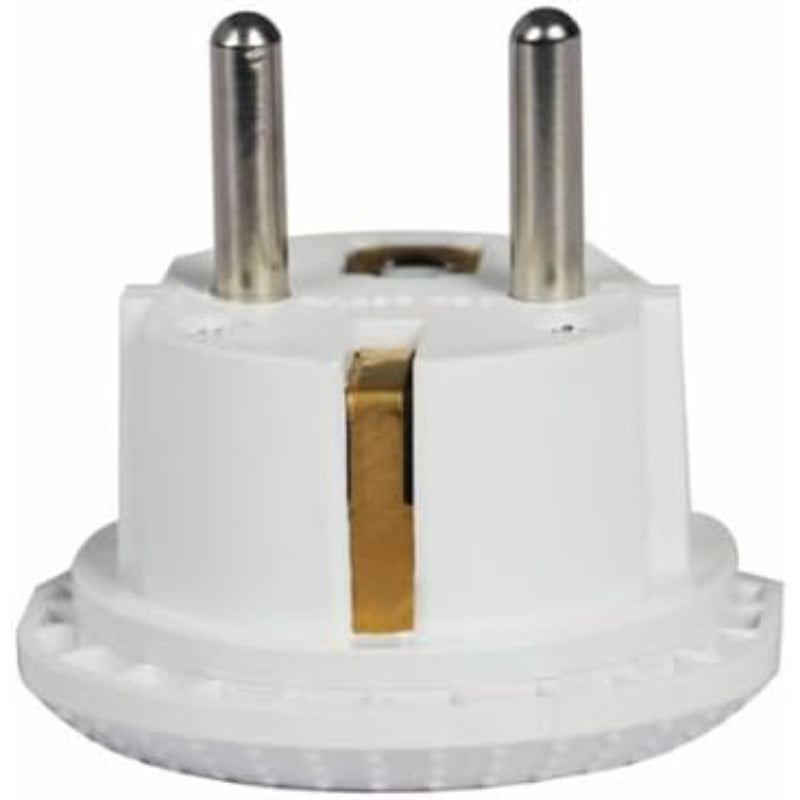 G-Power GP590WH MK Safety Adapter Triple to Dual Switching High Load Compatible With All Electrical Appliances and Chargers 16A 5mm - White