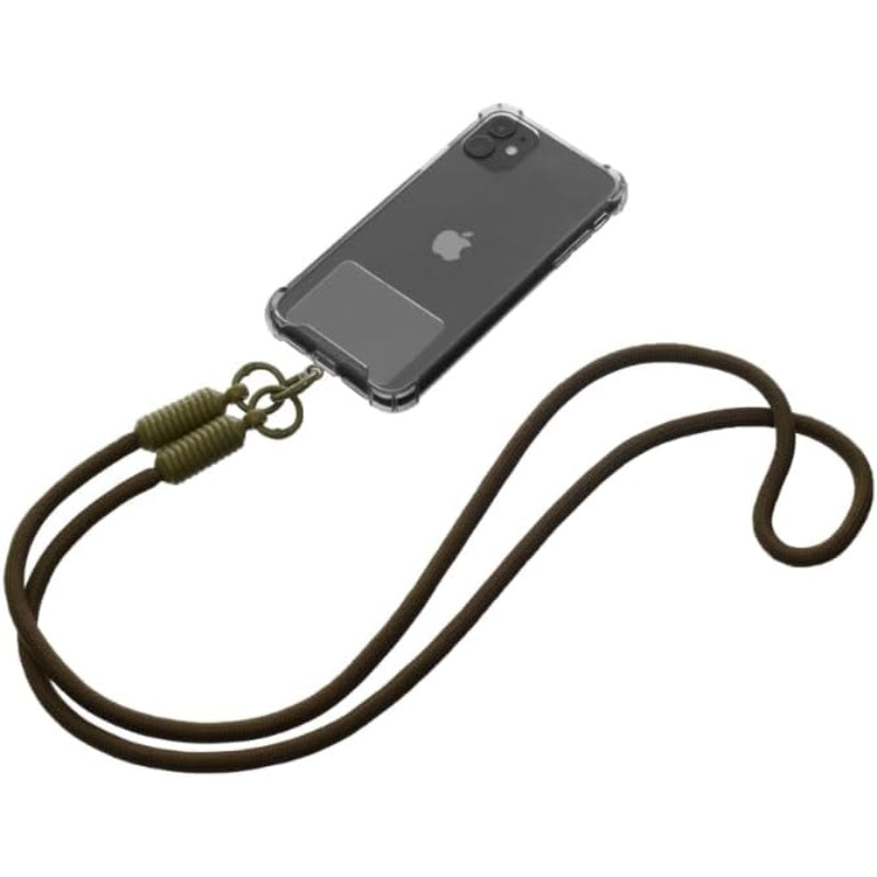 G-Power Soft Nylon Adjustable Detachable Crossbody Cell Phone Lanyard With Secure Metal Clasp Ideal For Hands-Free Outdoor Adventures 60 CM - Olive