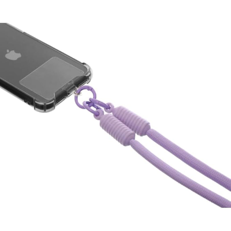 G-Power Soft Nylon Adjustable Detachable Crossbody Cell Phone Lanyard With Secure Metal Clasp Ideal For Hands-Free Outdoor Adventures 60 CM - Lavender