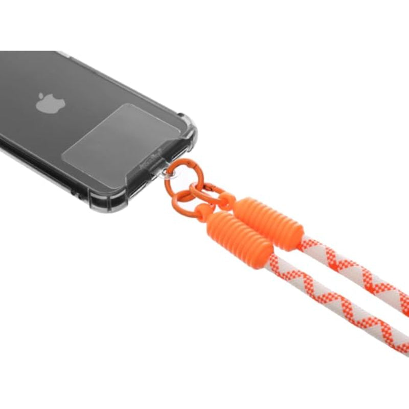 G-Power Soft Nylon Adjustable Detachable Crossbody Cell Phone Lanyard With Secure Metal Clasp Ideal For Hands-Free Outdoor Adventures 60 CM - Gray