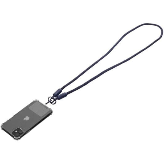 G-Power Soft Nylon Adjustable Detachable Crossbody Cell Phone Lanyard With Secure Metal Clasp Ideal For Hands-Free Outdoor Adventures 60 CM - Navy