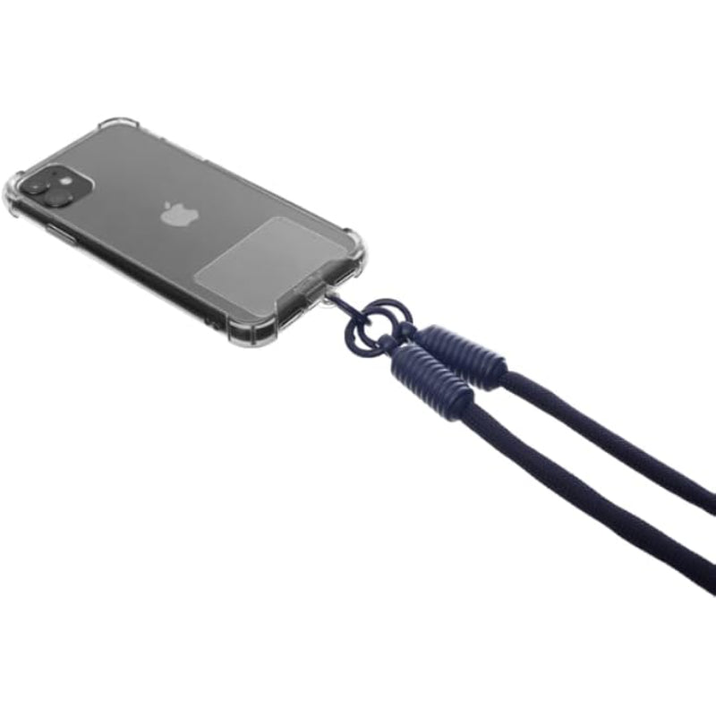 G-Power Soft Nylon Adjustable Detachable Crossbody Cell Phone Lanyard With Secure Metal Clasp Ideal For Hands-Free Outdoor Adventures 60 CM - Navy