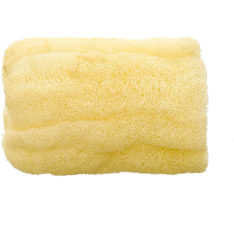 G-Beauty GBY-028 Natural Oval Massage Loofah With Hock Strap For Bath Spa and Shower Set Of 2 Pieces - Beige