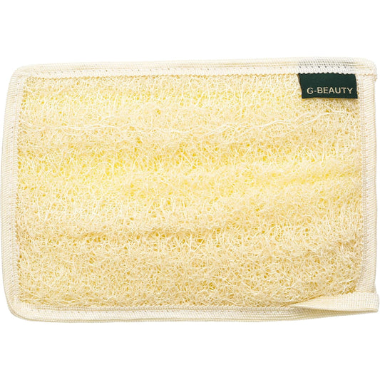 G-Beauty GBY-013 Small Natural Rectangular Glove Double Face Massage Loofah For Bath Spa and Shower - Beige