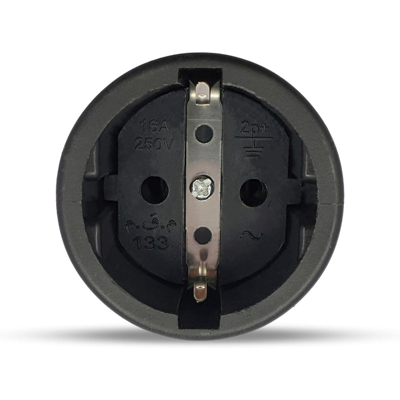 G-POWER GP130 Rocket Female Plug With High Quality And 8.5 Centimeter Length 16A - Black