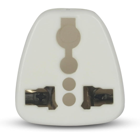 G-POWER GP133 MK Plug Converter | Triple to Dual, High Quality, 5mm - White