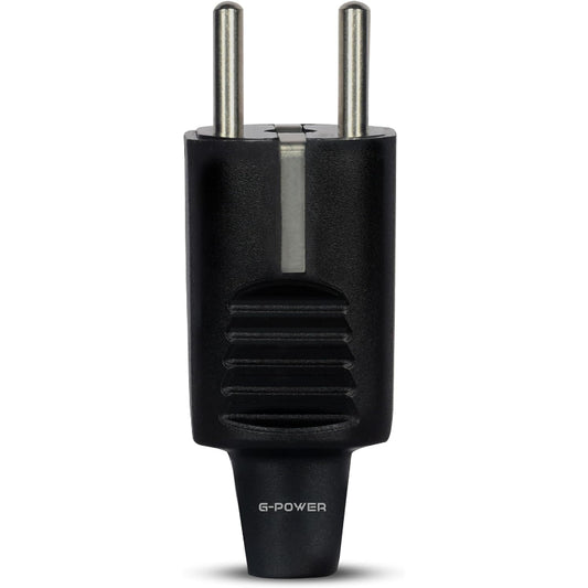 G-POWER GP129 Rocket Male Plug | High Quality, 8.5cm Length, 16A - Black