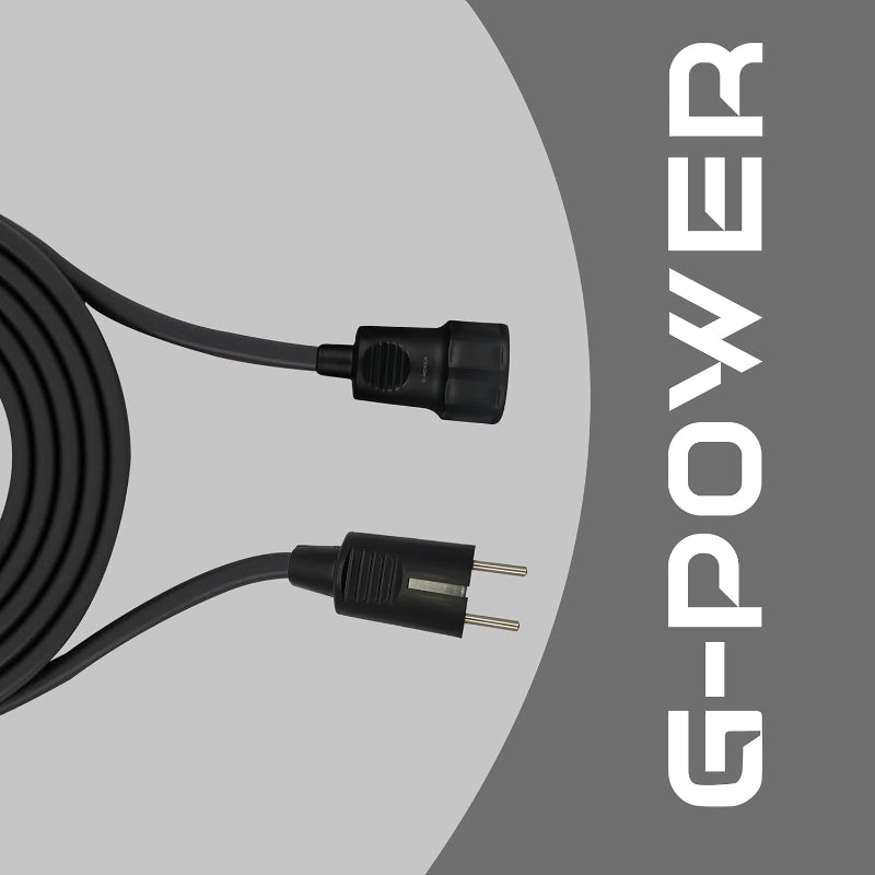 قابس ذكر G-Power GP129 Rocket بجودة عالية وطول 8.5 سم 16 أمبير - أسود