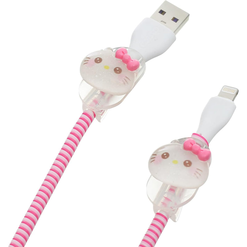 G-Power Silicone Charger Cable Protector And Two Cable Bites With Cute Shaped Set Of 3 Pieces - Multi Color