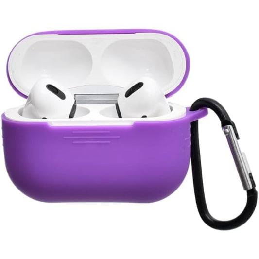 جراب حماية من السيليكون من جي-باور لسماعات إيربود برو | حواف آمنة، تصميم بسيط، سهل التركيب - بنفسجي