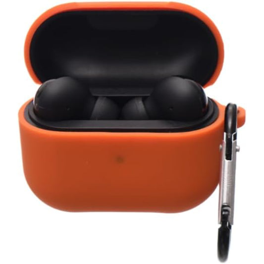 جراب حماية سيليكون من جي-باور لأجهزة إيربودز ٣ | حواف آمنة، تصميم بسيط، سهل التركيب - برتقالي