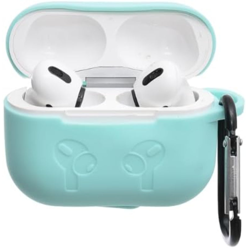 G-Power Silicone Airpod Protective Case Containing Safe Edges With Simple Design And Easy Install For Airpods Pro - Light Green