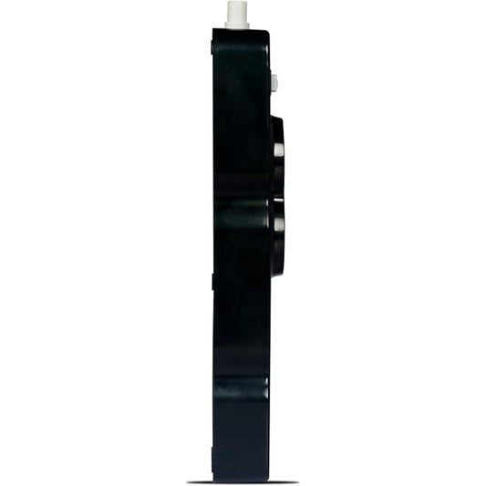 G-Power GP582BK Power Strip | 2 EU & UK Ports, Control Button, 250V, 2M Cable - Black