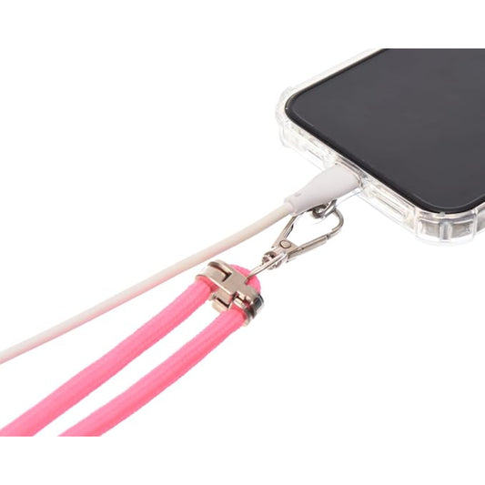 G-Power Cell Phone Lanyard Convenient and Comfortable Lanyard Easy to Use Neck Phone Holder Adjustable Length Phone Strap Crossbody With Clear Patch Fits All Mobile Phones - Fuschia
