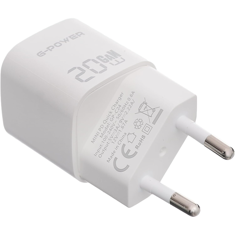 G-Power GP-C24 20W Single USB-C - أزرق