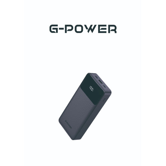 باور بانك G-Power GP-PB012 بمخرج Type-c ومدخل Micro بقوة 10000 مللي أمبير في الساعة 22.5 وات - أسود