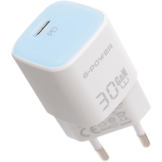 G-Power GP-C28 30W USB-C Qualcomm Quick Charger - Blue