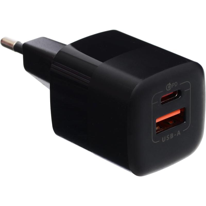 شاحن G-Power GP-C4 ثنائي USB بقوة 35 واط | USB-A وUSB-C، شحن سريع 3.0 - أسود