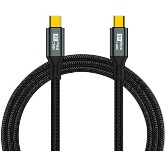 G-Power GP-C36 USB-C to USB-C Cable | 100W Fast Charging, 1M, Data Transfer - Black