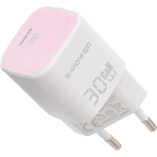 G-Power GP-C27 30W USB-C Qualcomm Quick Charger - Pink