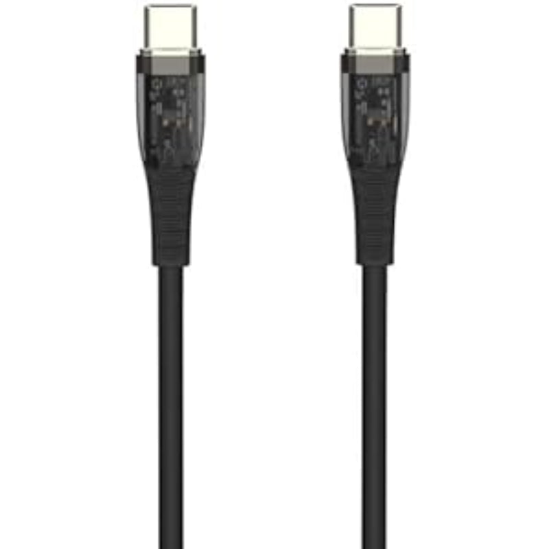 G-Power GP-C34 (USB-C to USB-C) 65W Fast Charging Cable 1200mm Compatible with all USB-C devices, including phones, tablets, and laptops, for charging and transferring data - Black