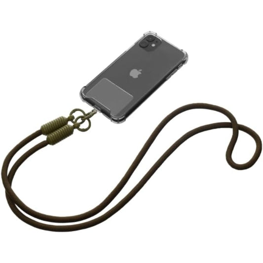 G-Power Soft Nylon Adjustable Detachable Crossbody Cell Phone Lanyard With Secure Metal Clasp Ideal For Hands-Free Outdoor Adventures 60 CM - Olive