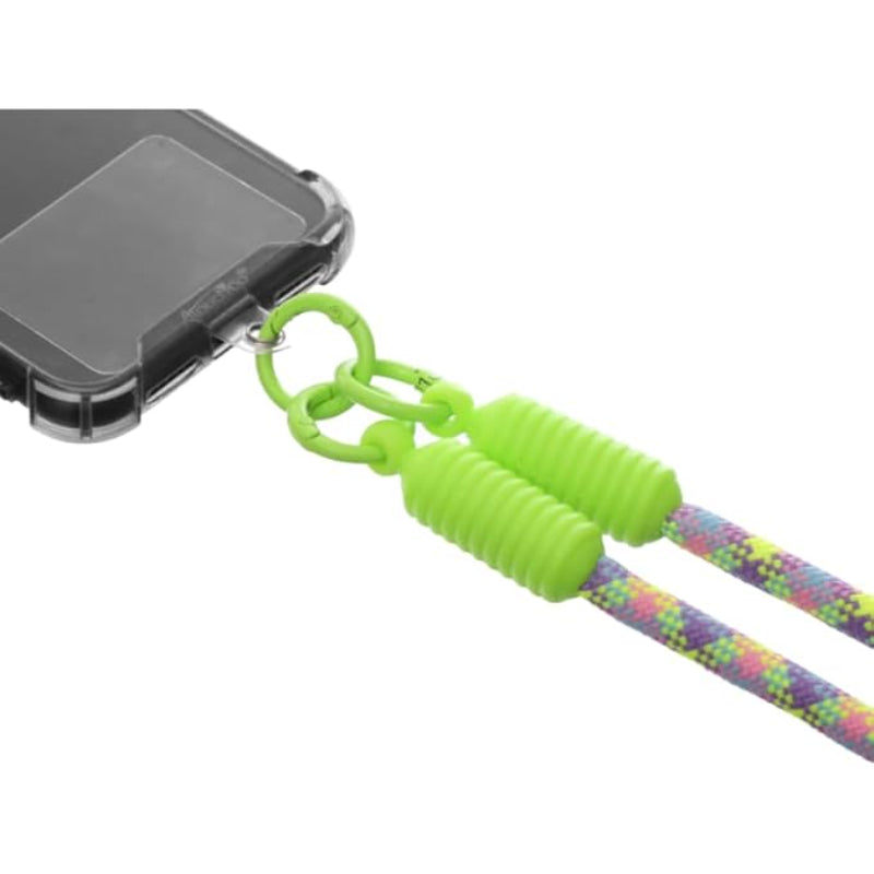 G-Power Soft Nylon Adjustable Detachable Crossbody Cell Phone Lanyard With Secure Metal Clasp Ideal For Hands-Free Outdoor Adventures 60 CM - Green Lavender