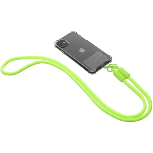 G-Power Soft Nylon Adjustable Detachable Crossbody Cell Phone Lanyard With Secure Metal Clasp Ideal For Hands-Free Outdoor Adventures 60 CM - Phosphorous